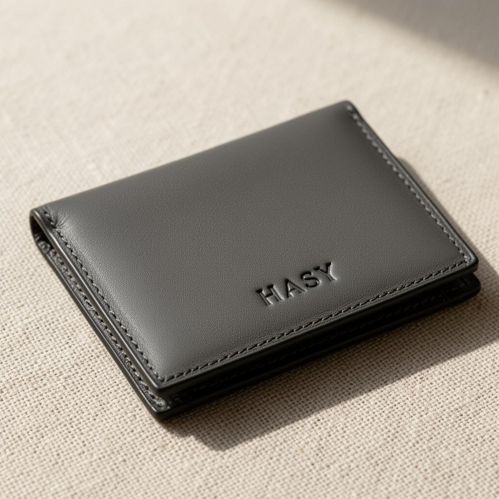 Card Case Slim Wallet in Graphite